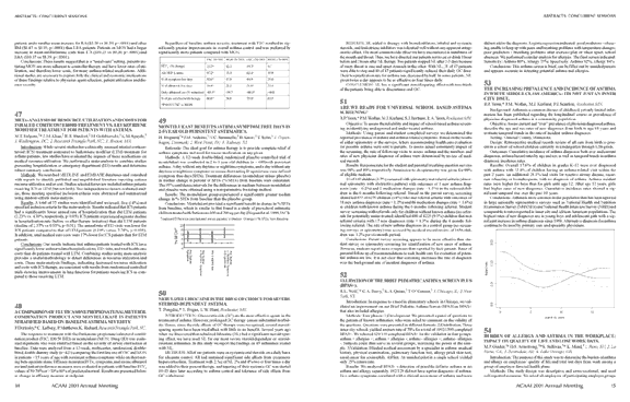 ACAAI scientific abstract book, interior pages